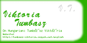 viktoria tumbasz business card